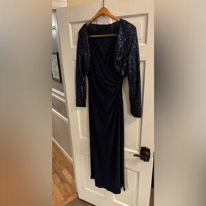 Ralph Lauren Navy Blue Sequin Dress for Sale up to 90% Off: Poshmark